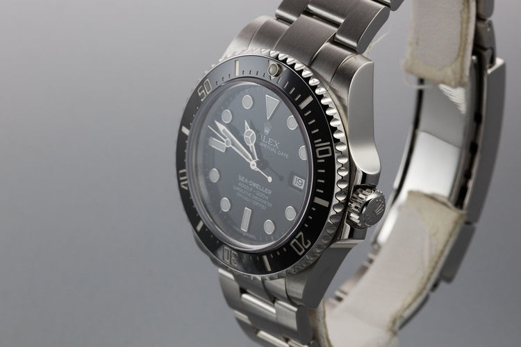 2016 Rolex Sea-Dweller 116600 with Box and Papers