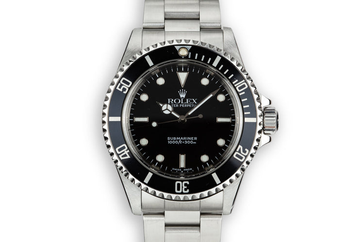 2000 Rolex Submariner 14060M with Box and Papers