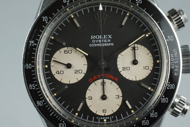 1985 Rolex Daytona 6263 Big Red Daytona Dial with Receipt