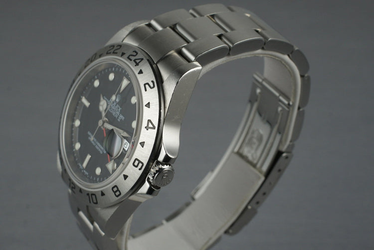 2005 Rolex Explorer II 16570 with Box and Papers