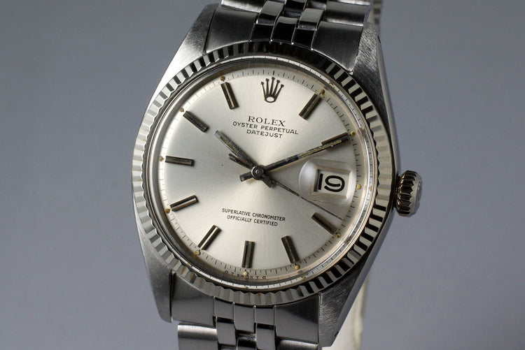 1973 Rolex DateJust 1601 Silver Sigma Dial