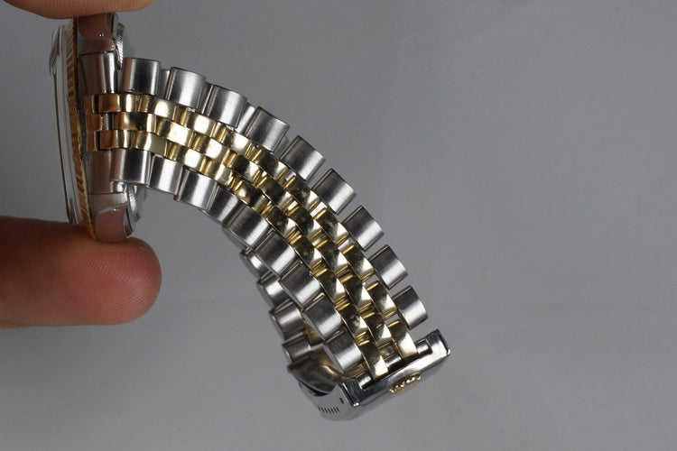 1971 Rolex Two Tone DateJust 1601 Silver ‘Wide Boy’ Dial