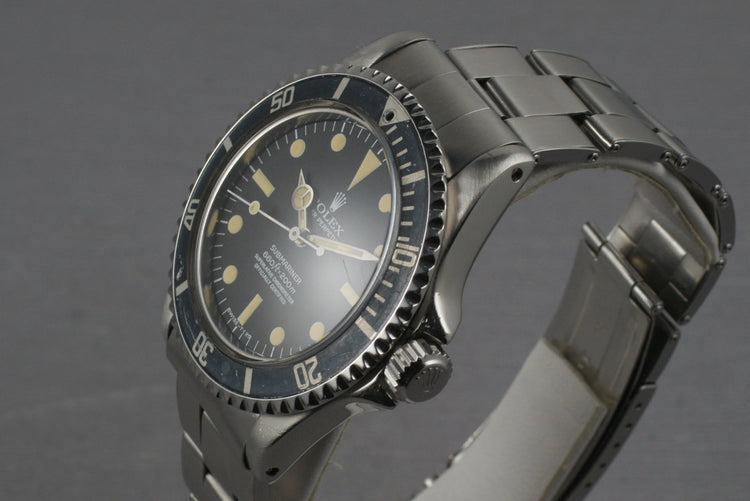 1964 Rolex Submariner 5512 PCG case with Matte Dial
