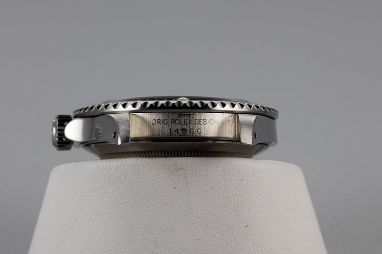 1999 Rolex Submariner 14060 with SWISS Only Dial