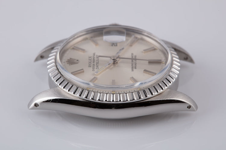 1977 Vintage Rolex DateJust 1603 Silver Dial