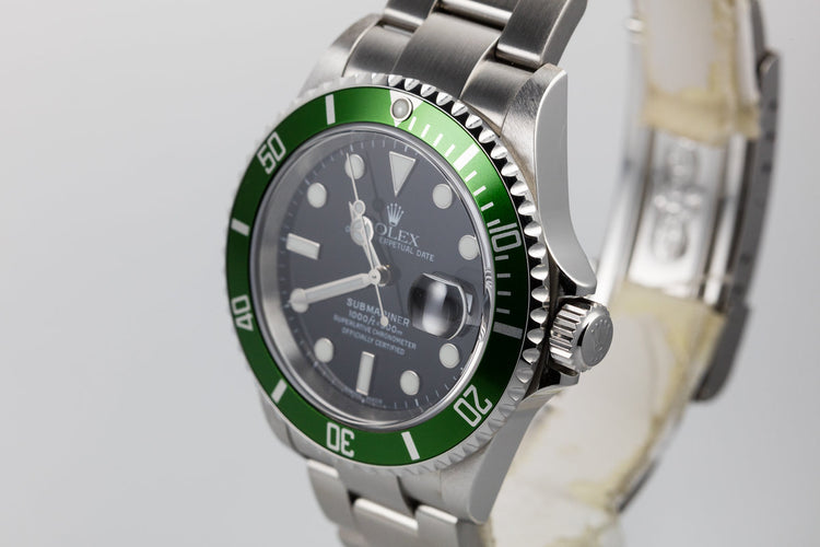 2005 Rolex Green Submariner 16610