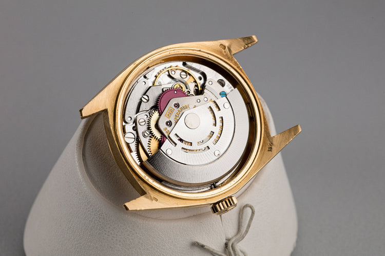 1975 Rolex 18K YG Day-Date 1803 Silver Dial