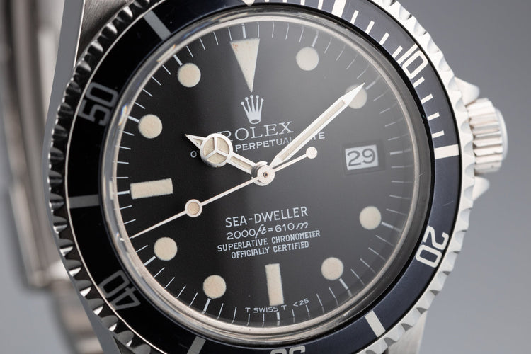 1979 Rolex Sea-Dweller 1665 with Rail Dial