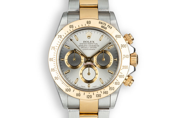 1999 Rolex Two-Tone Daytona 16523 Grey Dial with Box