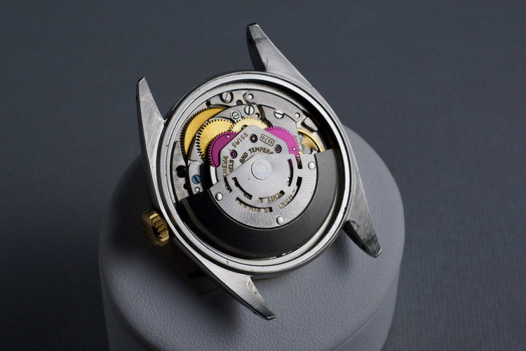 1971 Rolex Two Tone DateJust 1601 Blue Textured Dial