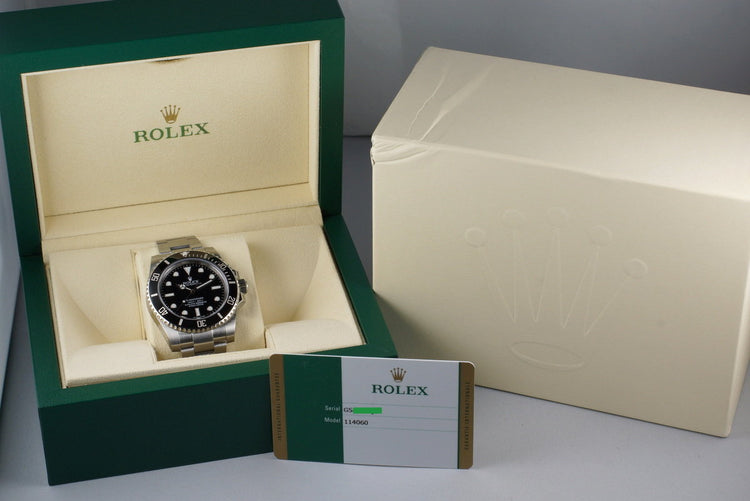 2015 Rolex Submariner 114060 with Box and Papers