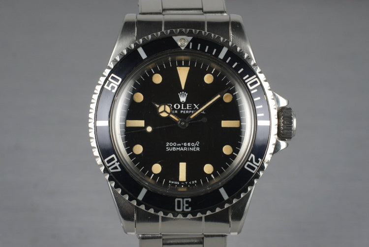 1968 Rolex Submariner 5513 Meters First
