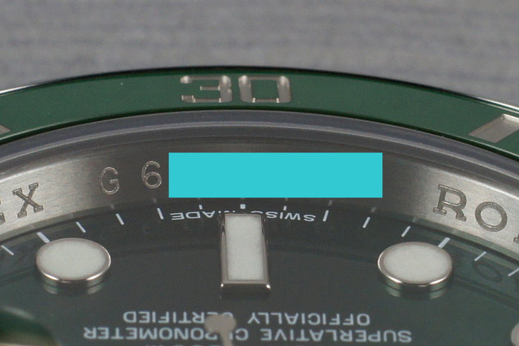 2010 Rolex Green Submariner 116610V with Box and Papers