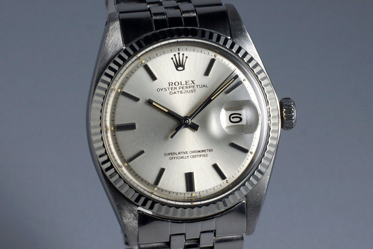 1971 Rolex Datejust 1601 Silver Dial