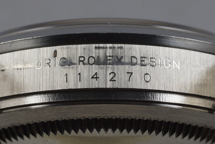 2002 Rolex Explorer 114270