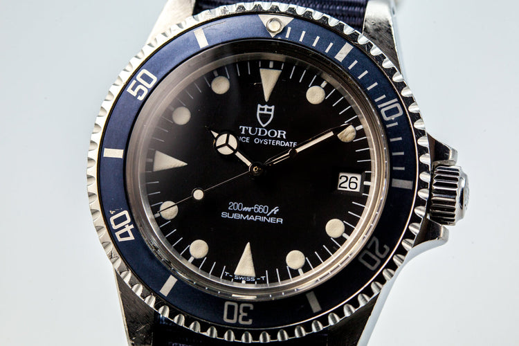 1990 Tudor Submariner 79090 Black Dial
