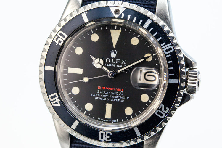 1969 Rolex Red Submariner Mark II Meters First Dial