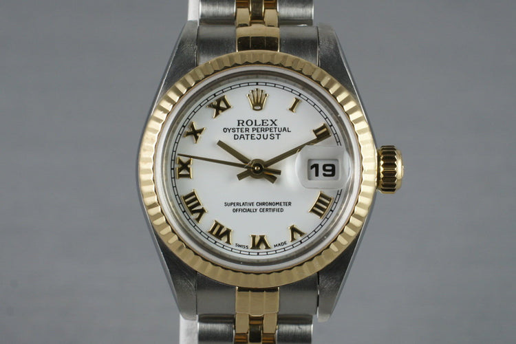 2002 Rolex Ladies Two Tone Datejust 79173