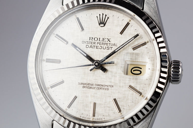 1984 Rolex DateJust 16014 Silver Linen Dial