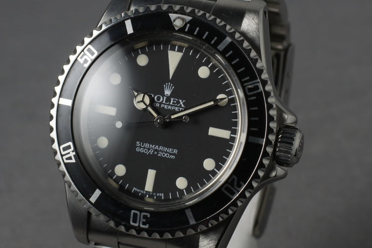 1984 Rolex Submariner 5513 with Maxi Mark V Dial