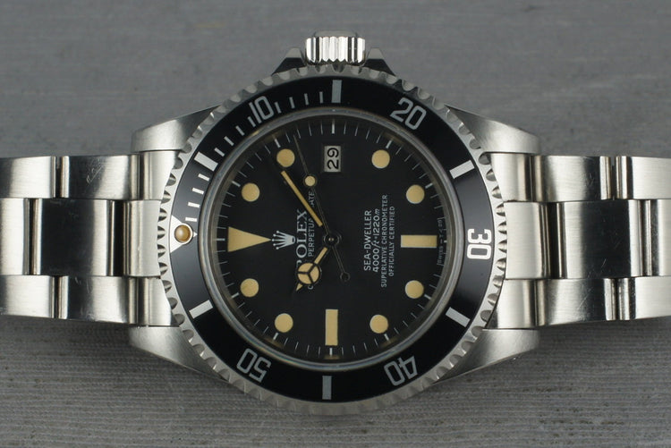 1980 Rolex Sea Dweller 16660 with Box and Papers