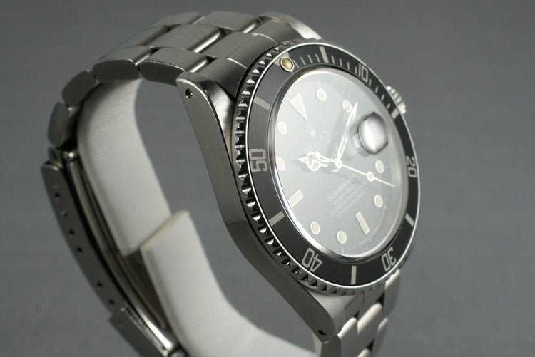 1987 Rolex Submariner 168000