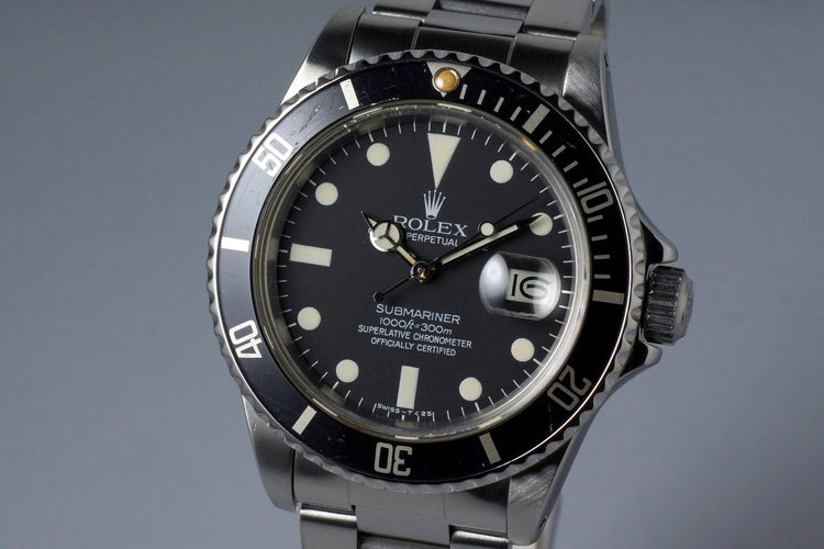1981 Rolex Submariner 16800