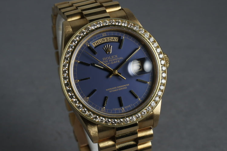 1982 President 18038 with Diamond Bezel
