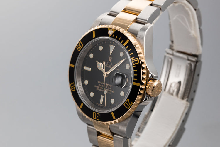 2007 Rolex Two-Tone Submariner 16613 with Box and Papers