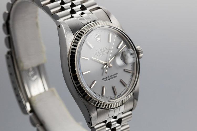 1972 Rolex DateJust 1601 with White Dial
