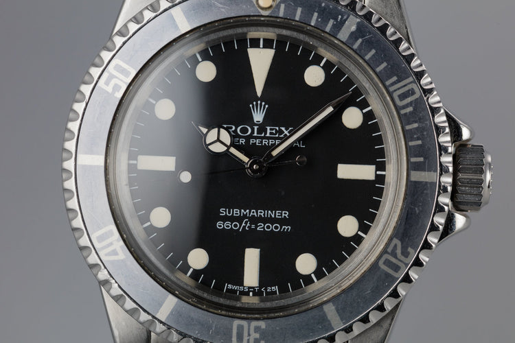 1981 Rolex Submariner 5513 with MK 2 Maxi Dial