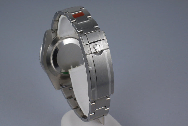 2016 Rolex Green Submariner 116610LV with Box and Papers MINT