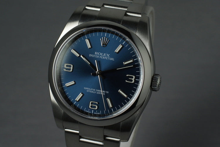 2014 Rolex Oyster Perpetual 116000 with Box and Papers