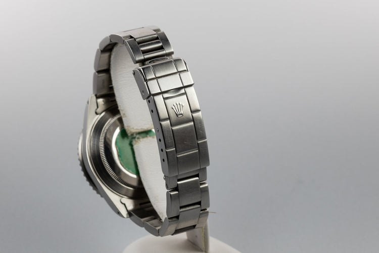 1995 Rolex Submariner 16610 with Box and Service Papers