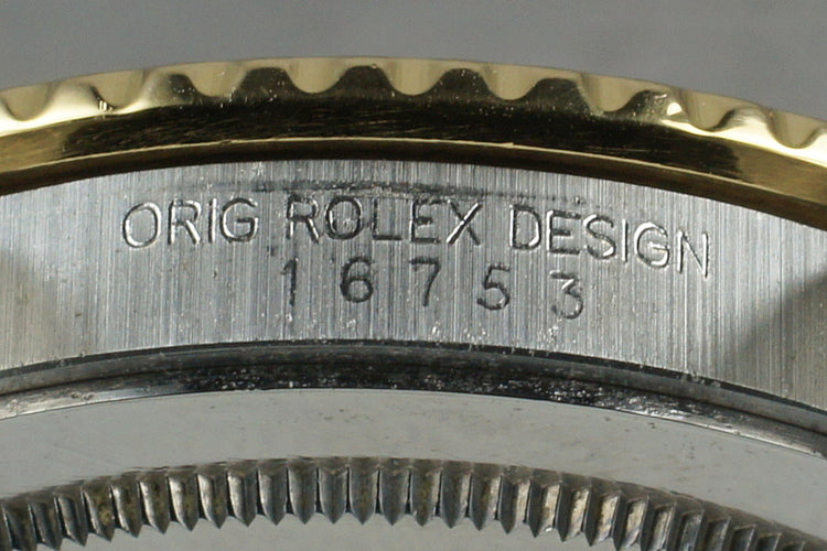 1985 Rolex 18K/SS GMT 16753