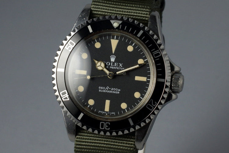 1970 Rolex Submariner 5513 with Serif Dial