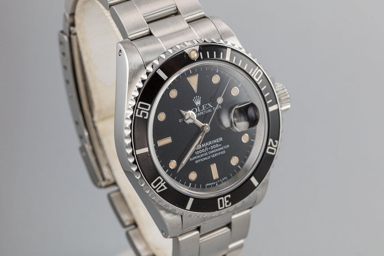 1988 Rolex Submariner 16610
