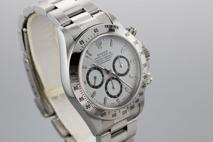 1995 Rolex Daytona 16520 White Dial with Box and Papers