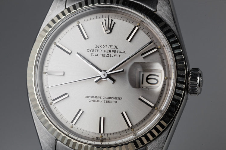 1971 Rolex DateJust 1601 Silver Dial