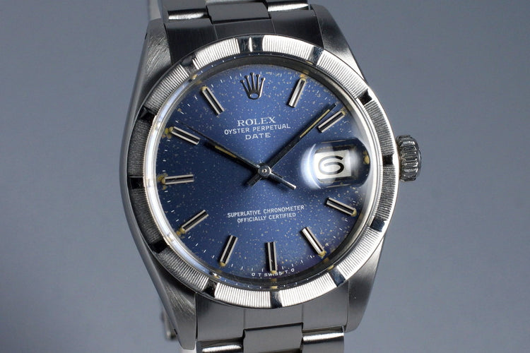 1972 Rolex Date 1501 Blue Sigma Dial