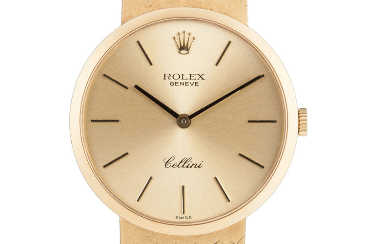 1972 Rolex 18K Cellini