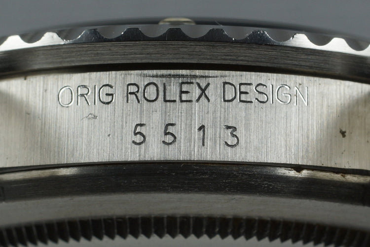 1985 Rolex Submariner 5513 with Spider Dial