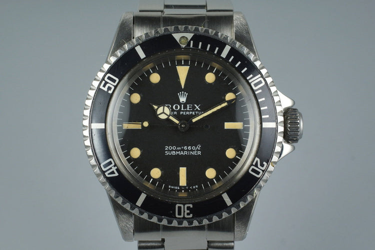 1970 Rolex Submariner 5513 Meters First