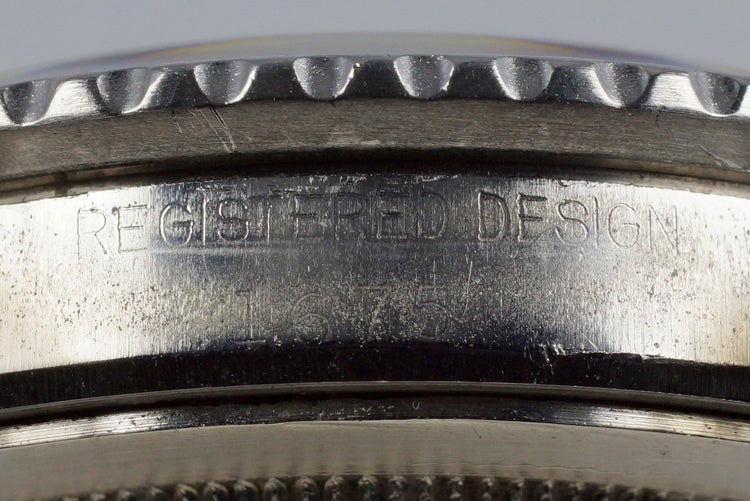 1967 Rolex GMT 1675 Glossy Gilt Dial