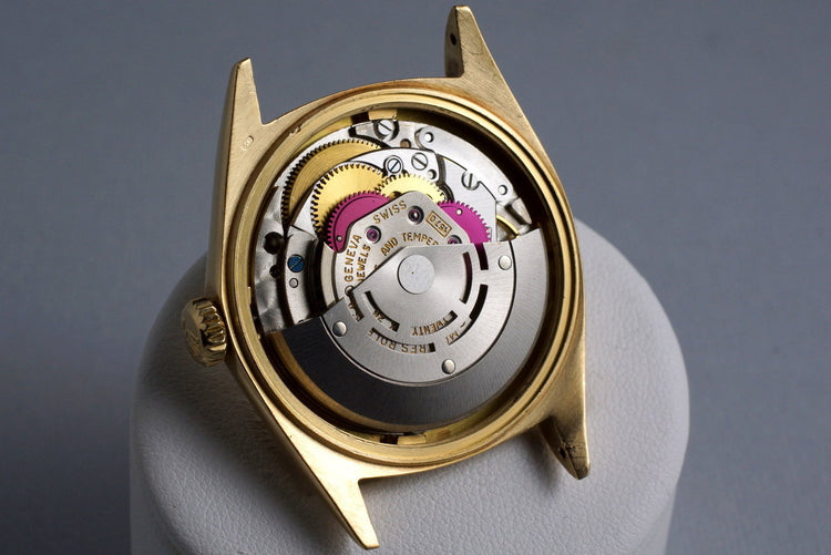 1967 Rolex YG DateJust 1600 with Papers