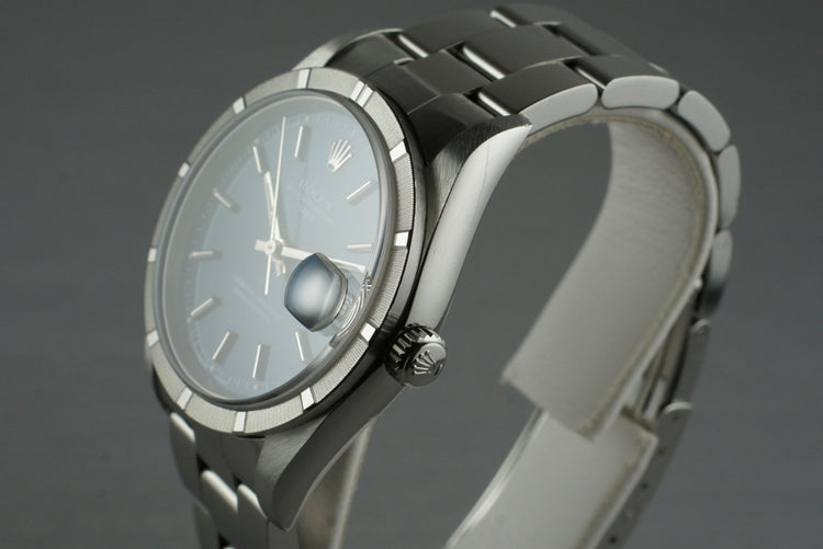 2006 Rolex Blue Dial Date 15210