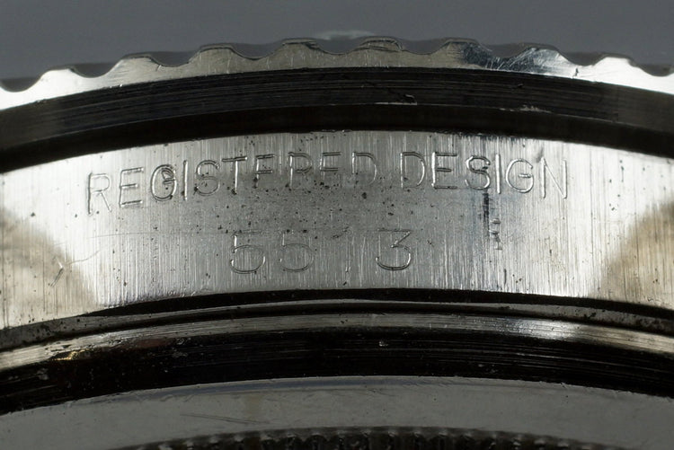 1967 Rolex Submariner 5513 Meters First Dial