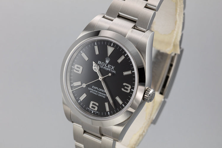 2019 Rolex 39mm Explorer 214270 with Box and Papers