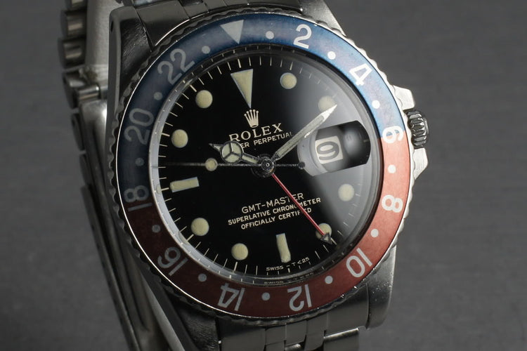Rolex GMT 1675 Gilt Dial