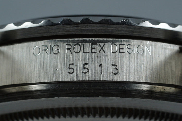 1985 Rolex Submariner 5513 with Spider Dial